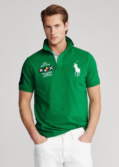 Camisa Polo Polo Ralph Lauren Hombre Verdes - Yacht Club Mesh - NPSGB3096